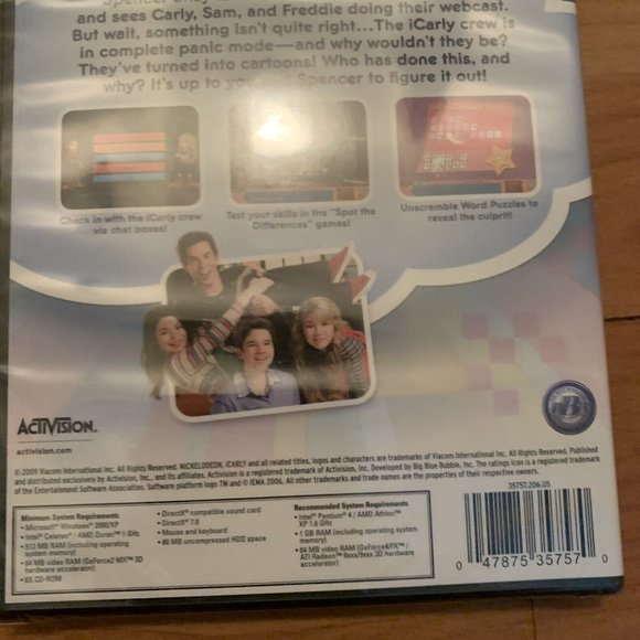 iCarly iDream in Toons PC Game 2009 CD-ROM Video Game - Picture 4 of 6